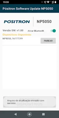 Pósitron Update NP5050 android App screenshot 0