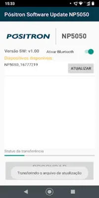 Pósitron Update NP5050 android App screenshot 1